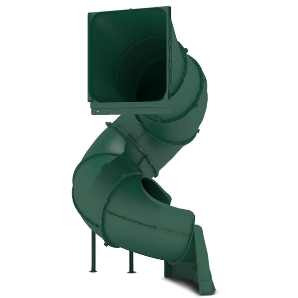 Lifespan Kids Spiral Tube Slide - Green Awezingly