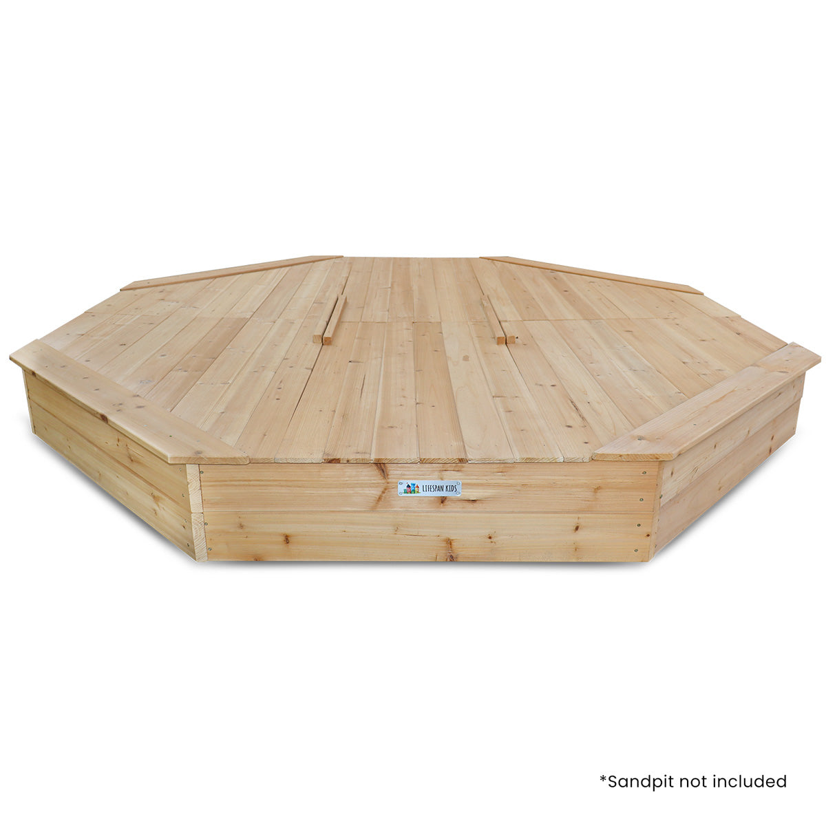 Lifespan Kids Grand Octagonal Sandpit Timber Cover Only Lifespan