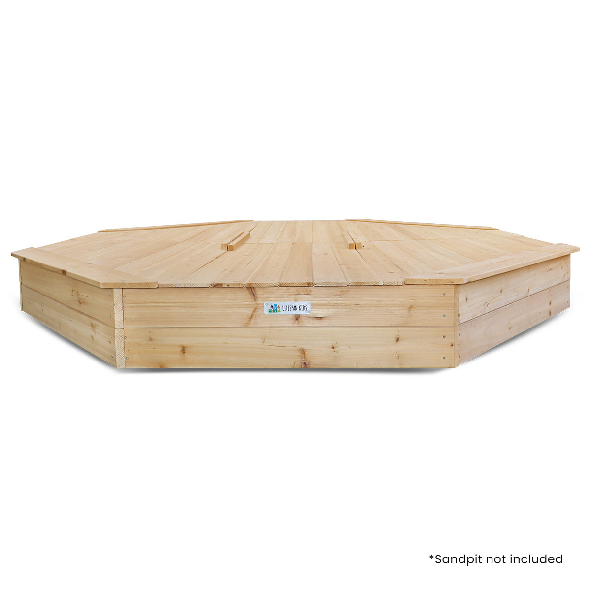 Lifespan Kids Grand Octagonal Sandpit Timber Cover Only Lifespan