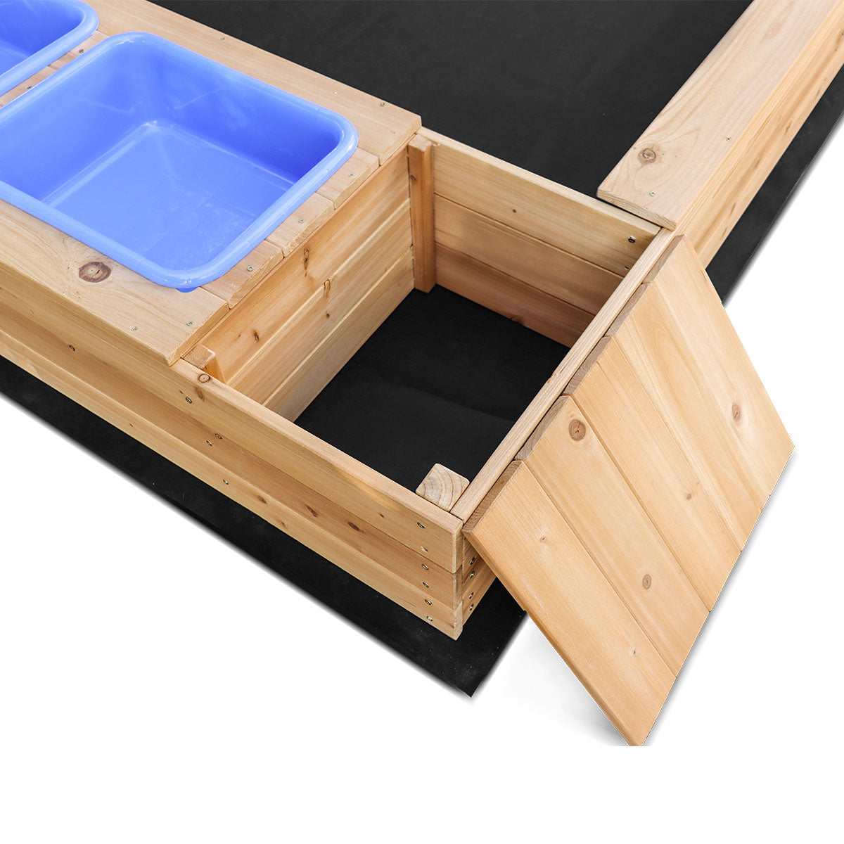 Lifespan Kids Mighty Sandpit with Wooden Cover Lifespan