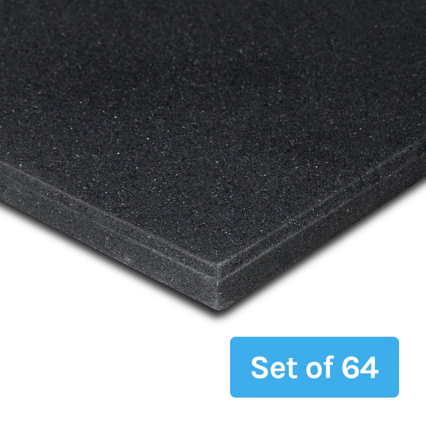 CORTEX Rubber Gym Floor Mat 15mm Set of 64 Cortex