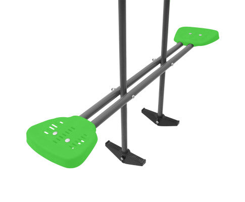 Lifespan Kids Hurley 2 Metal Swing Set with Slide & Hoop Lifespan