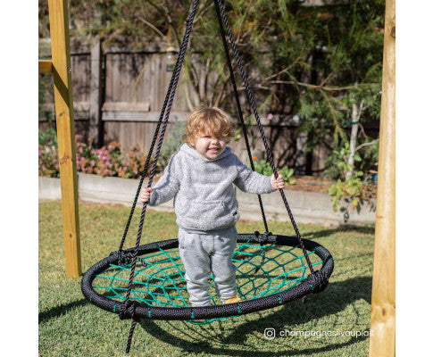 Lifespan Kids Oakley Swing Set with 1.2m Spidey Web Swing Lifespan