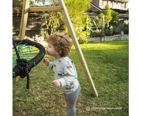 Lifespan Kids Oakley Swing Set with 1.2m Spidey Web Swing Lifespan
