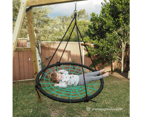 Lifespan Kids Oakley Swing Set with 1.2m Spidey Web Swing Lifespan