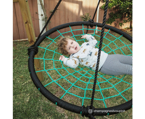 Lifespan Kids Oakley Swing Set with 1.2m Spidey Web Swing Lifespan