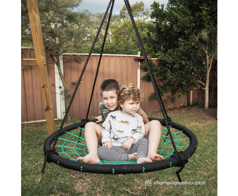 Lifespan Kids Oakley Swing Set with 1.2m Spidey Web Swing Lifespan