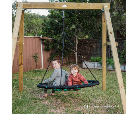 Lifespan Kids Oakley Swing Set with 1.2m Spidey Web Swing Lifespan