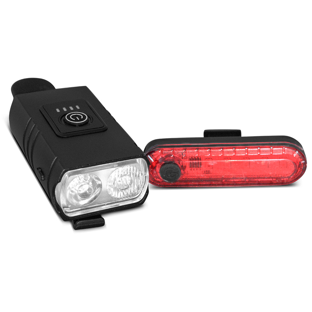 Progear LED Rechargeable Front and Rear Light Set Progear