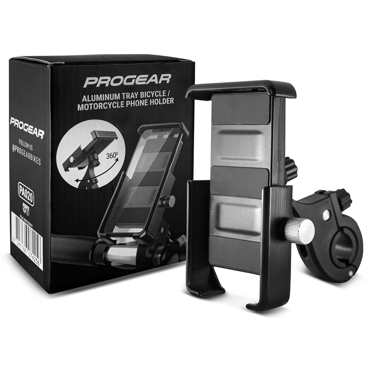 Progear Aluminium Tray Bicycle / Motorcycle Phone Holder (Kit) Does Not Apply