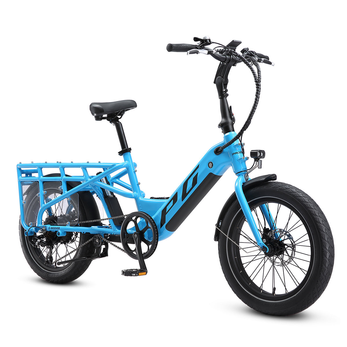 Progear E-Moover Cargo Bike - Electric Blue Awezingly