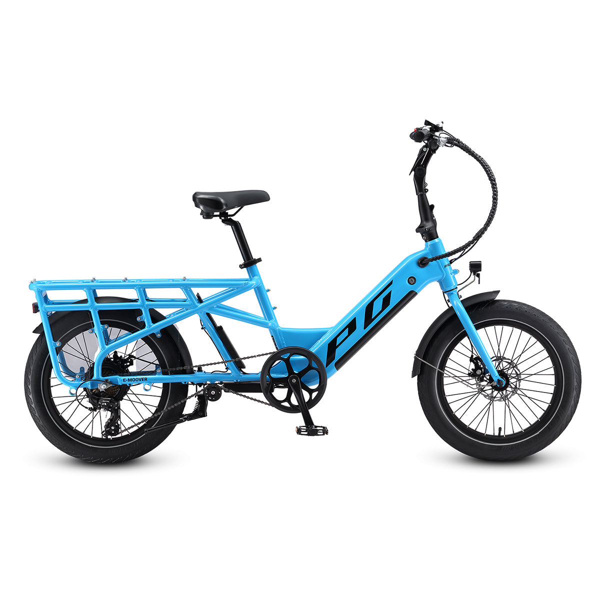 Progear E-Moover Cargo Bike - Electric Blue Awezingly