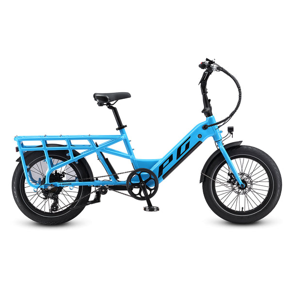 Progear E-Moover Cargo Bike - Electric Blue Awezingly