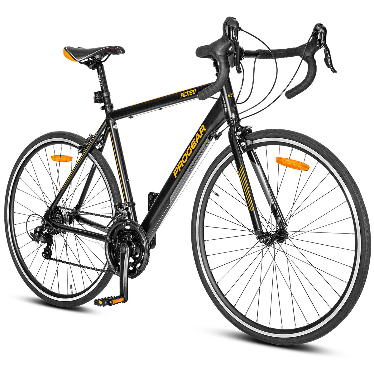 Progear Bikes RD120 Road Bike microSHIFT 700c x 56cm in Black Ember Progear