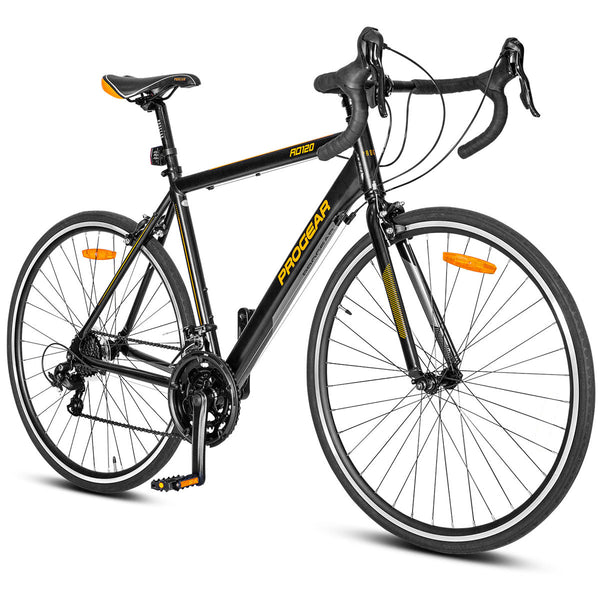 Progear Bikes RD120 Road Bike microSHIFT 700c x 56cm in Black Ember Progear