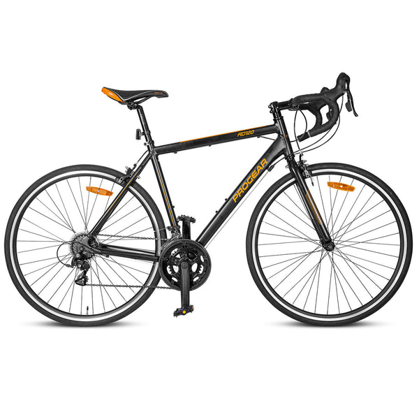 Progear Bikes RD120 Road Bike microSHIFT 700c x 56cm in Black Ember Progear