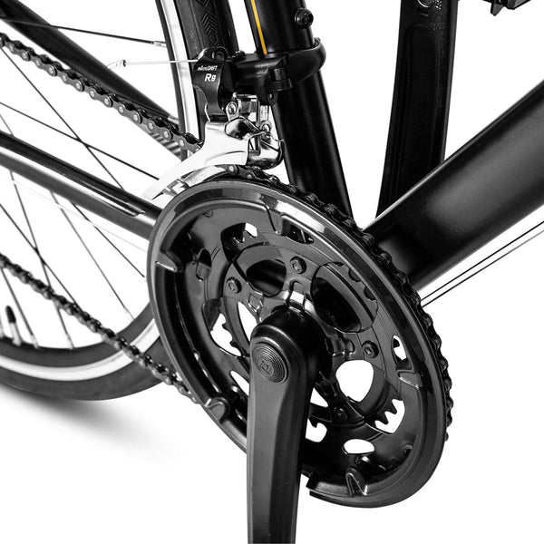 Progear Bikes RD120 Road Bike microSHIFT 700c x 56cm in Black Ember Progear