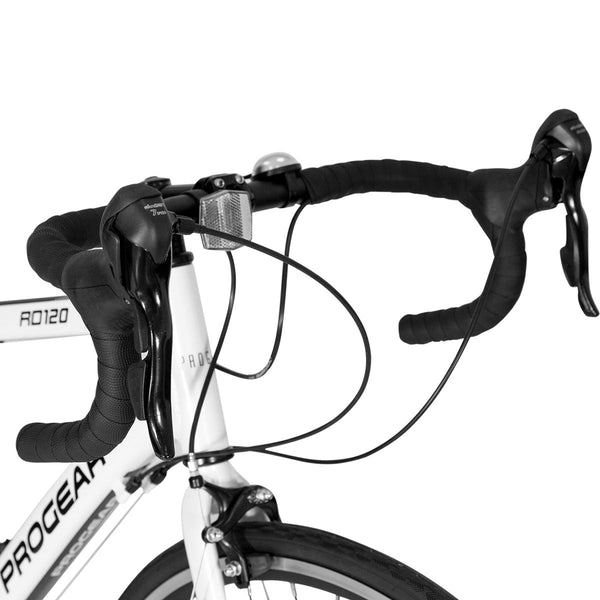 Progear Bikes RD120 Road Bike microSHIFT 700c x 56cm in Arctic White Progear