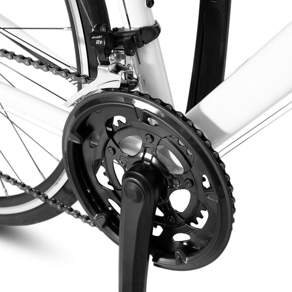 Progear Bikes RD120 Road Bike microSHIFT 700c x 56cm in Arctic White Progear