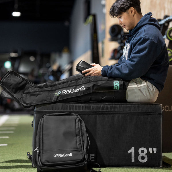 Regen8 Nyx 8-Chamber Compression Recovery Boots (Medium, 160-175cm) Awezingly