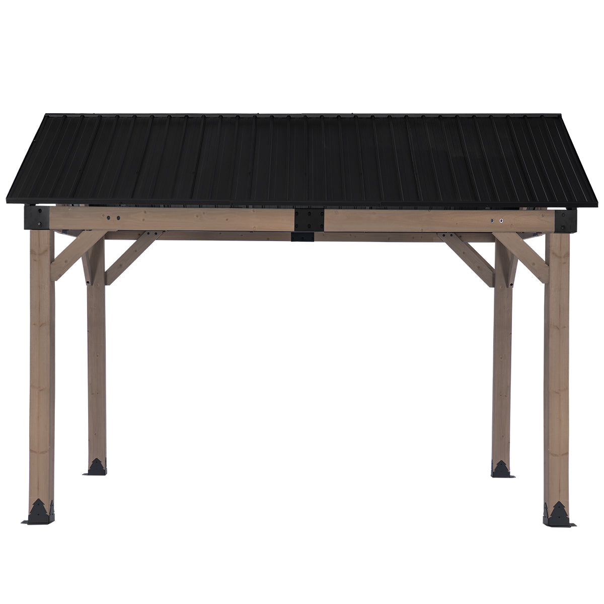 Yardtopia Fremantle 3.6m x 3m Timber & Steel Gable Roof Gazebo Awezingly