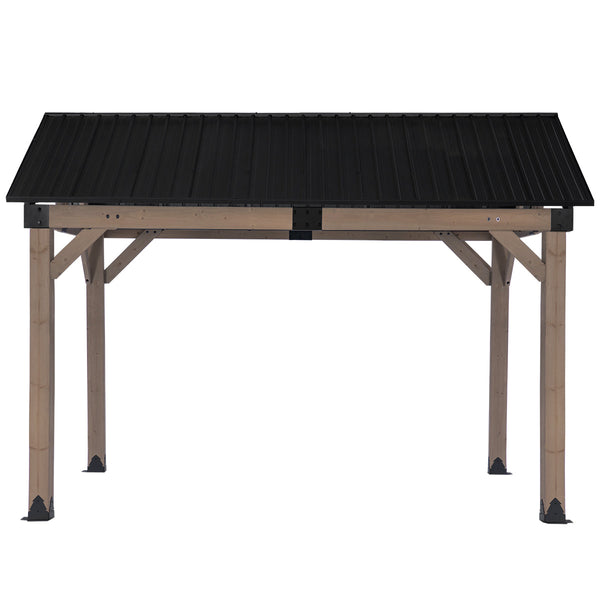 Yardtopia Fremantle 3.6m x 3m Timber & Steel Gable Roof Gazebo Awezingly