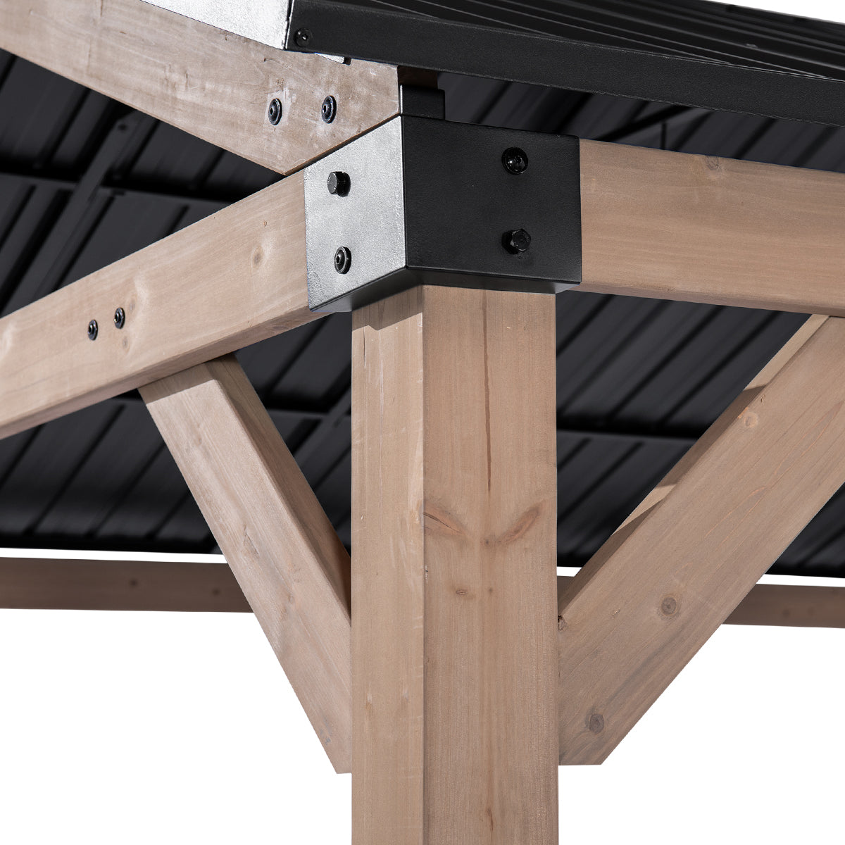 Yardtopia Fremantle 3.6m x 3m Timber & Steel Gable Roof Gazebo Awezingly