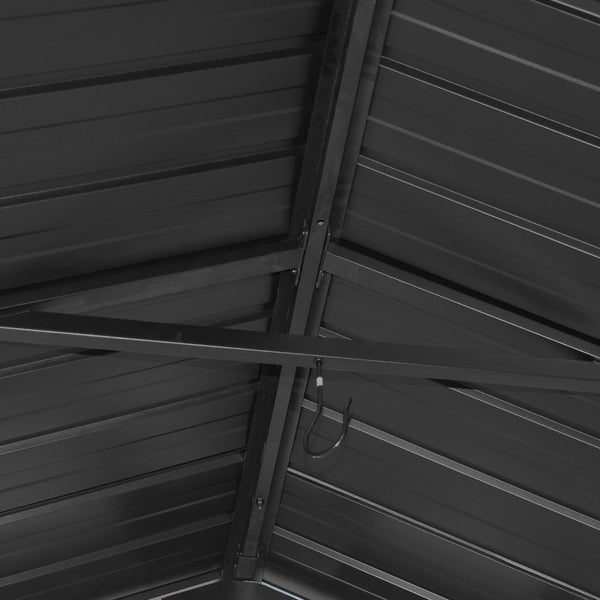 Yardtopia Oslo XL 3.6m x 2.4m BBQ/Grill Timber & Steel Gable Roof Gazebo Awezingly