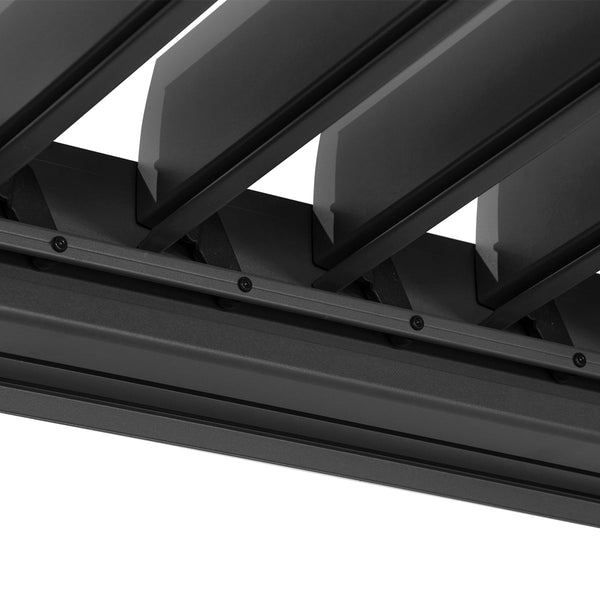 Yardtopia Elmont 3m x 3m Aluminium Adjustable Louvre Pergola Awezingly