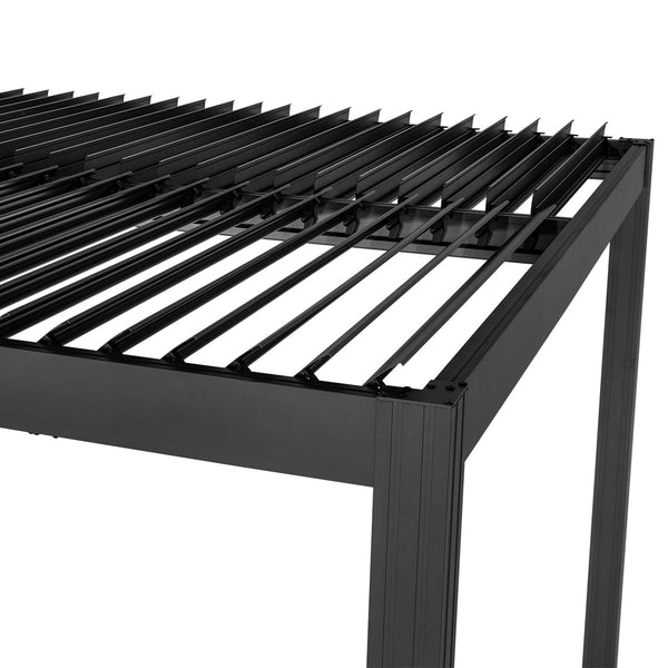 Yardtopia Elmont 3m x 4m Aluminium Adjustable Louvre Pergola Awezingly