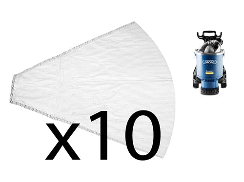 10 x Synthetic Bags for Pacvac Superpro 700 Series Awezingly