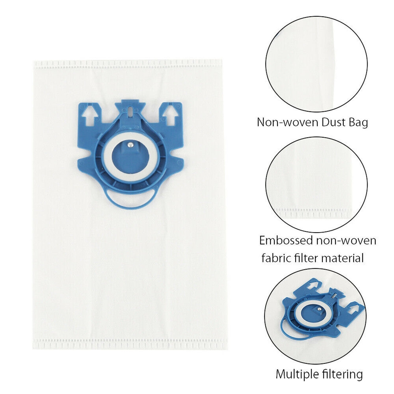 5 X Miele Vacuum Cleaner Dust Bags, GN Type Awezingly