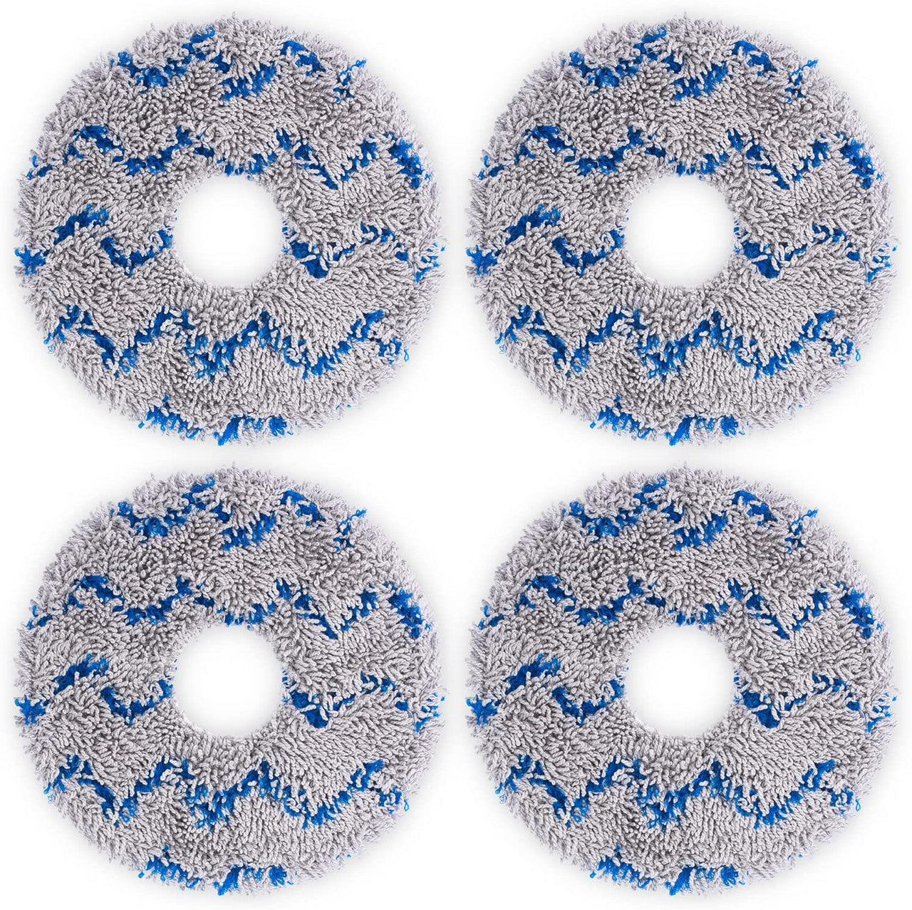 4 X  Mop Pads for Ecovacs Deebot X1 Series Robot Vacuum Cleaners Awezingly
