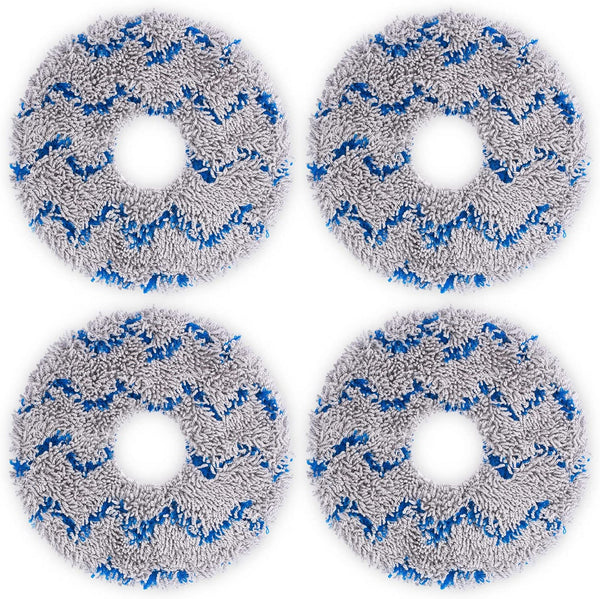 4 X  Mop Pads for Ecovacs Deebot X1 Series Robot Vacuum Cleaners Awezingly