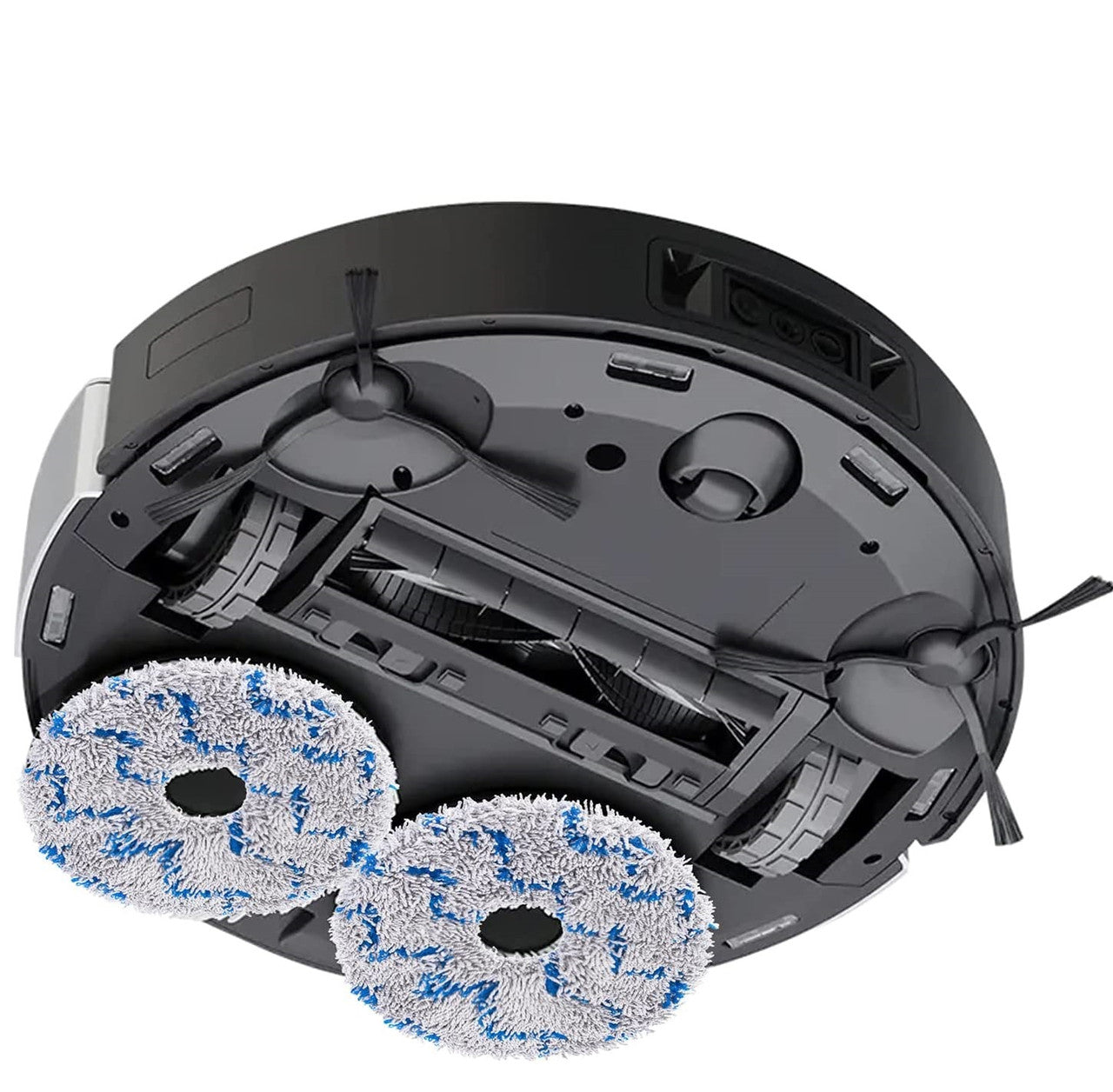 4 X  Mop Pads for Ecovacs Deebot X1 Series Robot Vacuum Cleaners Awezingly