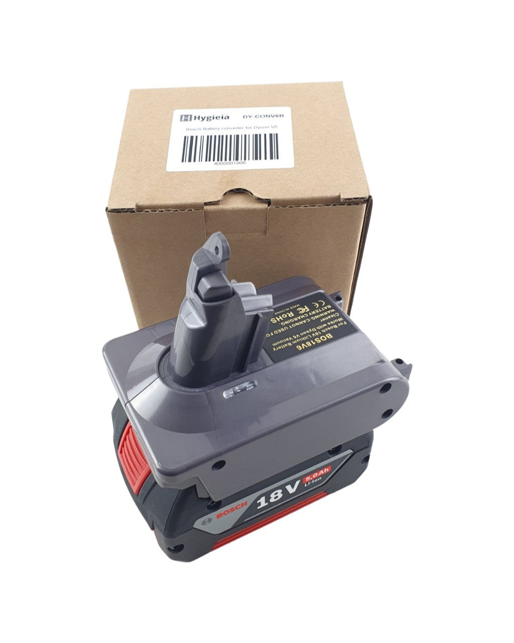 Bosch 18V To Dyson V6, DC58 & DC59 Battery Converter / Adapter Awezingly