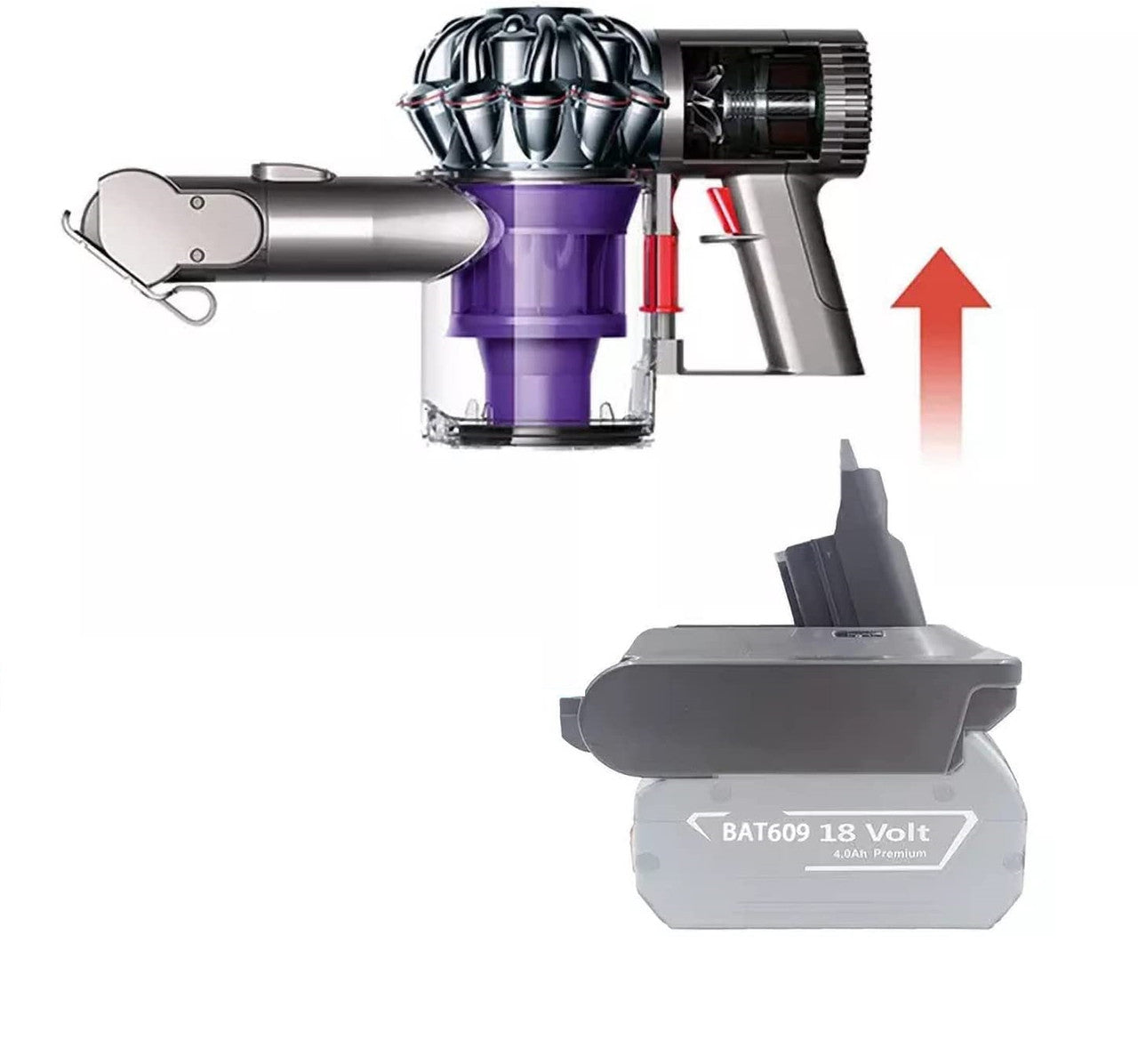 Bosch 18V To Dyson V6, DC58 & DC59 Battery Converter / Adapter Awezingly