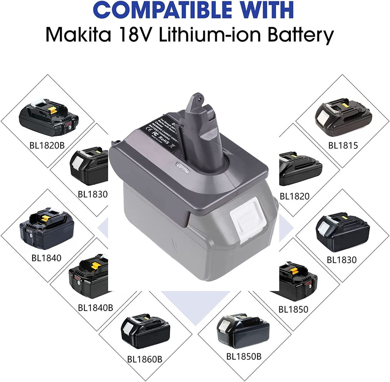 Makita 18V To Dyson V6, DC58 & DC59 Battery Converter / Adapter Awezingly