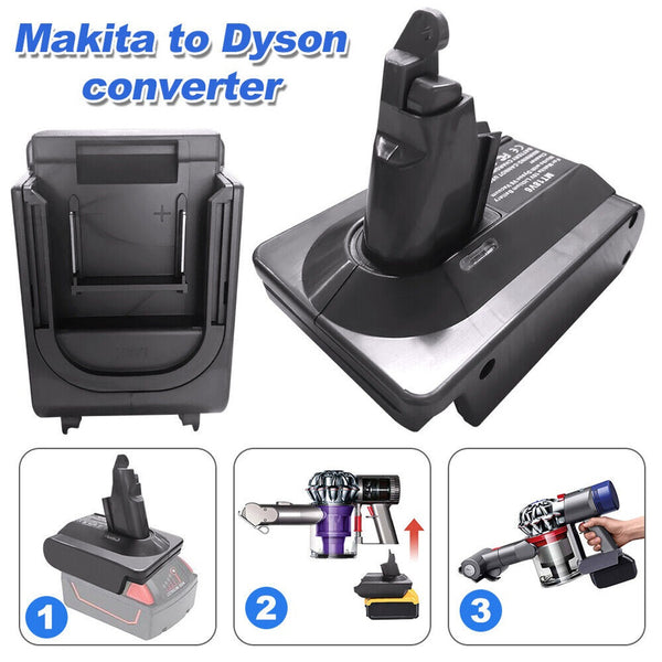 Makita 18V To Dyson V6, DC58 & DC59 Battery Converter / Adapter Awezingly