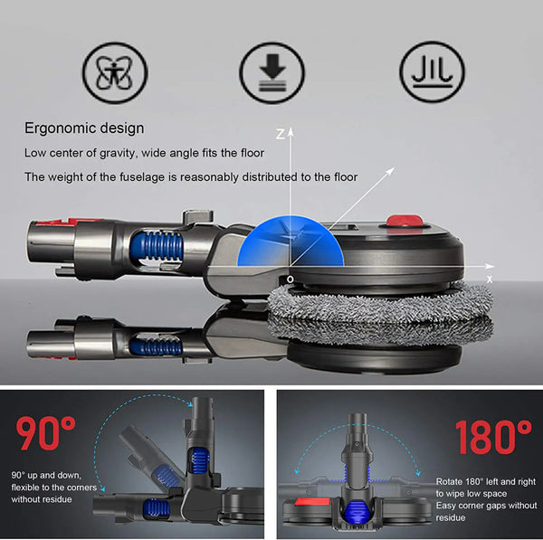 Superior Mop & Vacuum Tool for Dyson V7, V8, V10, V11 & V15 Vacuum Cleaners Awezingly