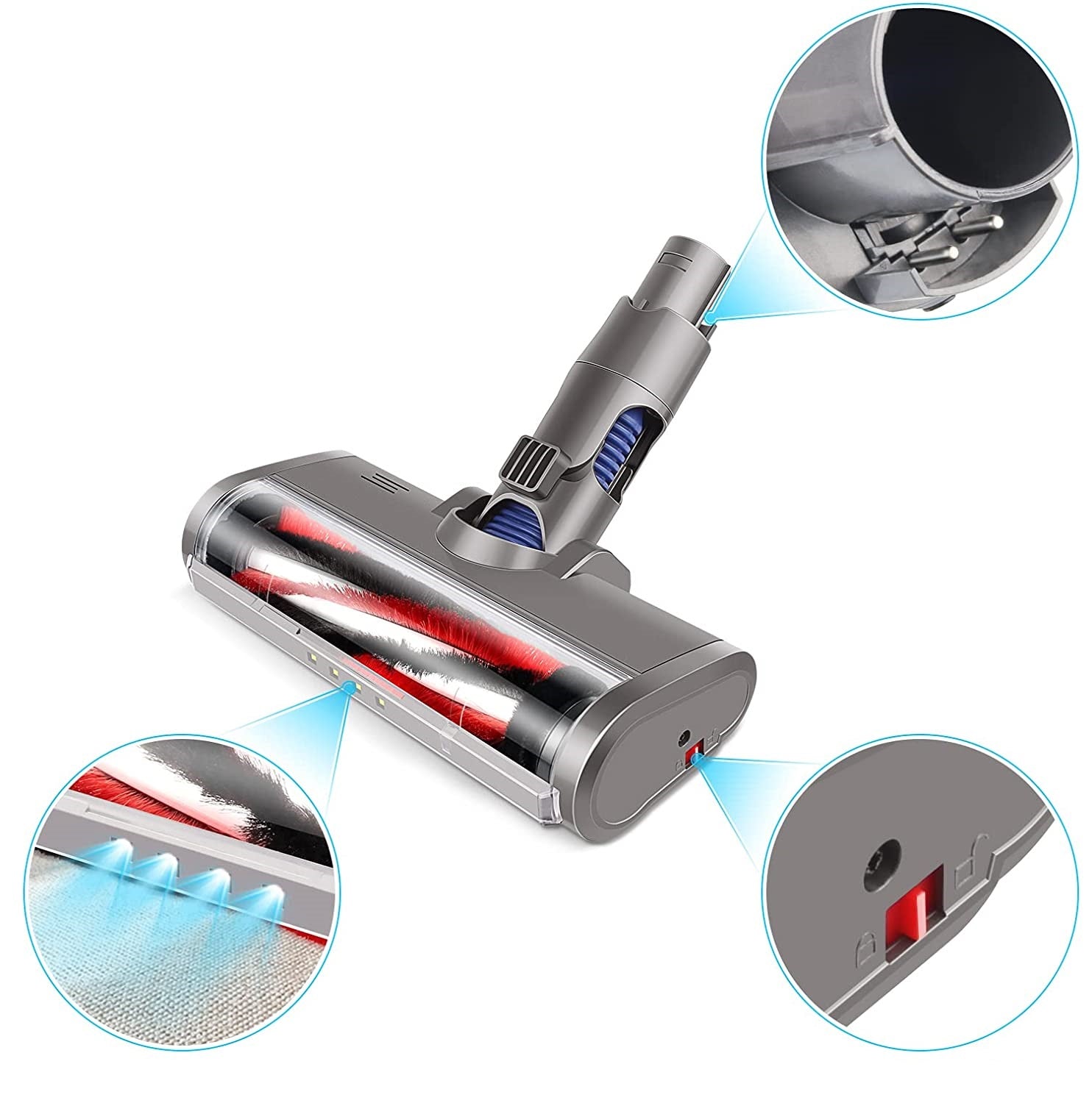 Motorhead for All Dyson V6, DC44, DC45, DC59 Vacuum Cleaners Awezingly