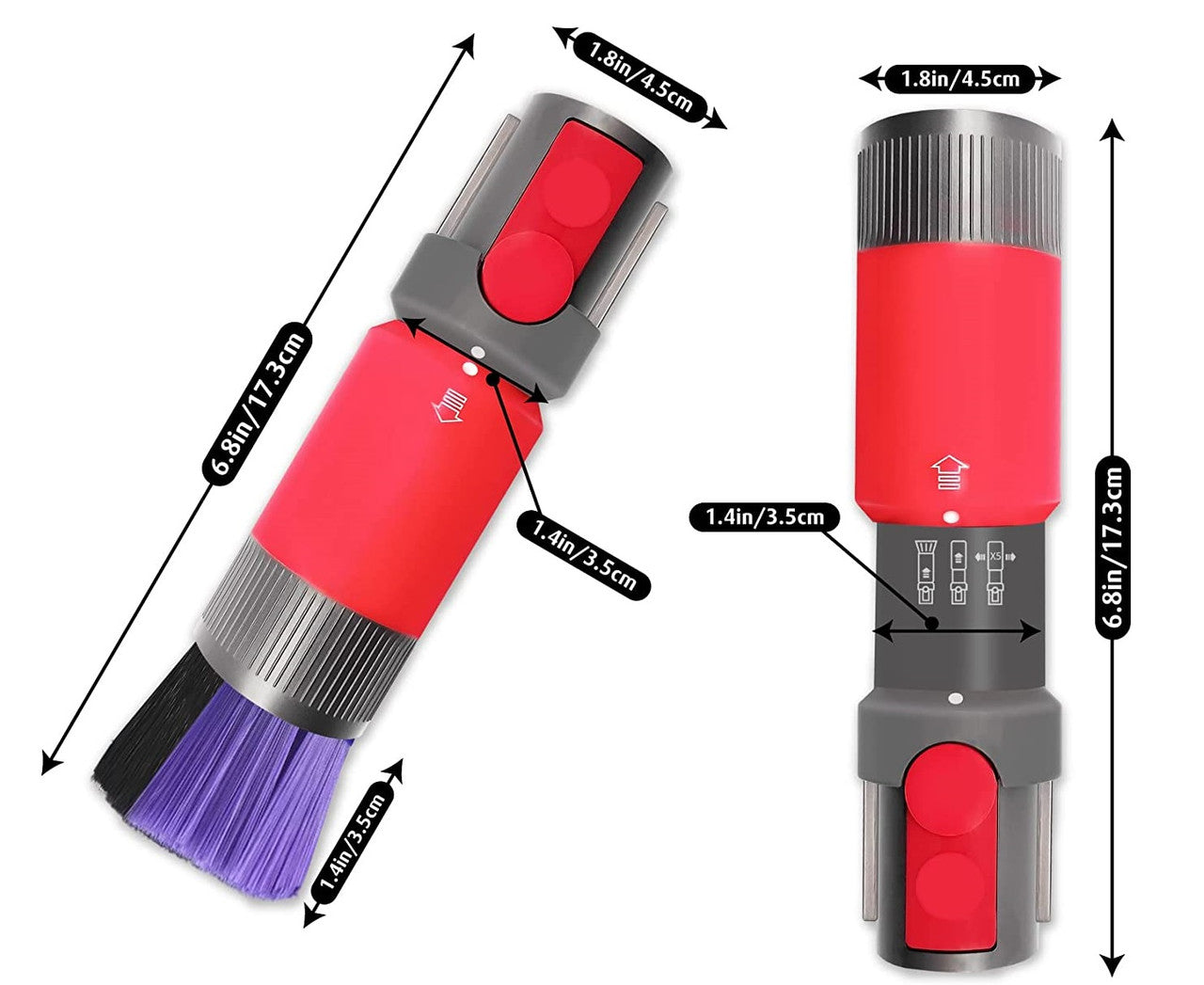 Scratch-Free, Self cleaning Dusting Brush for Dyson V7, V8, V10, V11, V12 & V15 Awezingly