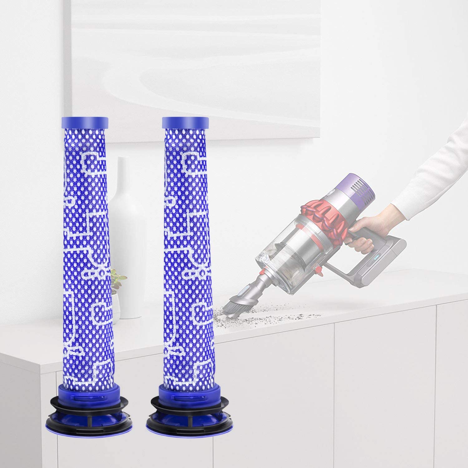 Filter for DYSON V6, V7, V8,  DC58, DC59, DC61, DC62 stick vac Awezingly