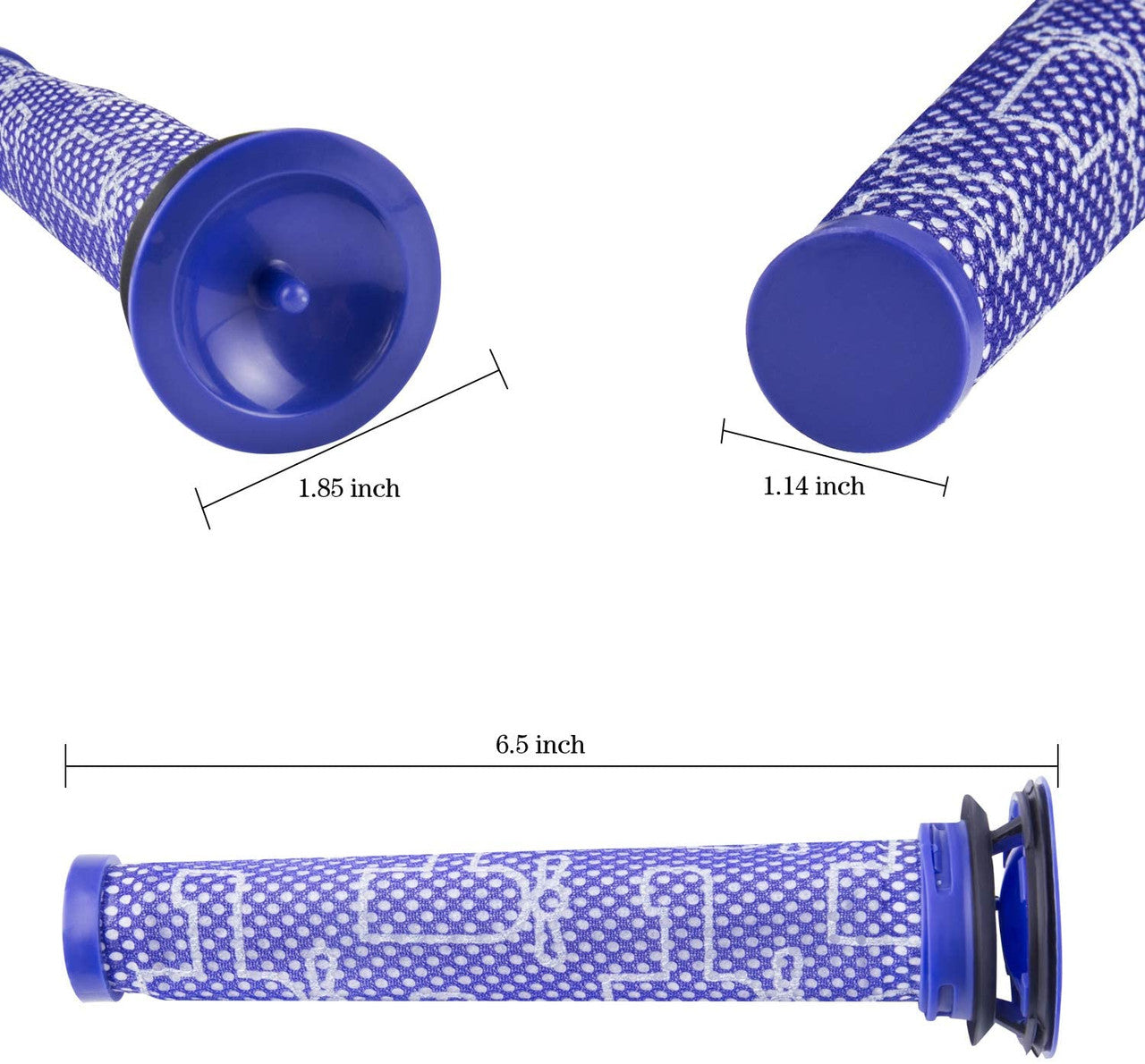Filter for DYSON V6, V7, V8,  DC58, DC59, DC61, DC62 stick vac Awezingly