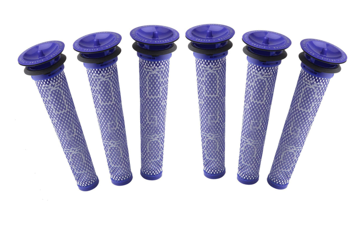 6 x Filters for DYSON V6, V7, V8,  DC58, DC59, DC61, DC62 stickvac Awezingly
