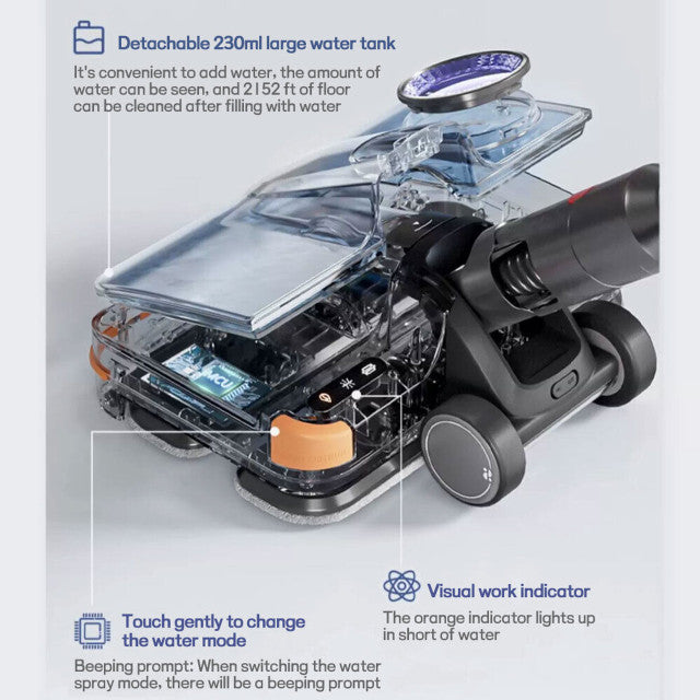 Hygieia T6 Wet Dry Mop Head -  For Dyson V7, V8, V10, V11, V15 & GEN5 Models Awezingly