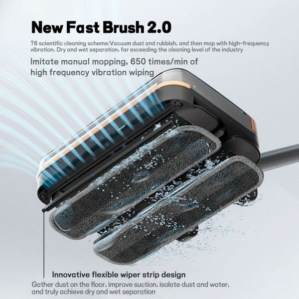 Hygieia T6 Wet Dry Mop Head -  For Dyson V7, V8, V10, V11, V15 & GEN5 Models Awezingly