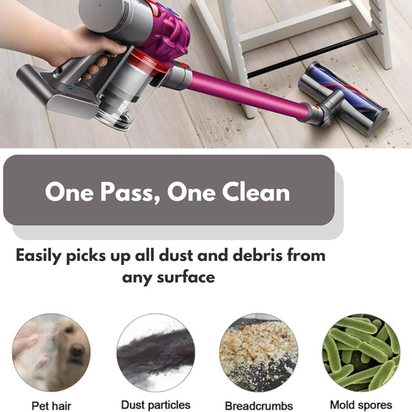 Hygieia Direct Drive Motorhead - For Dyson V7 V8 V10 V11 V15 & Outsize Models Awezingly