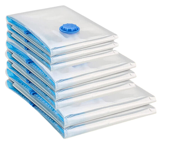 9 Pack Space Saver Vacuum Seal Storage Bag Kit, 2 Large, 5 Medium & 2 Small Awezingly