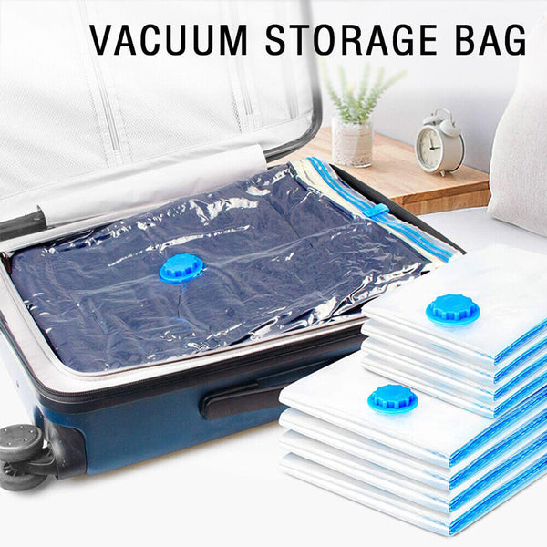 9 Pack Space Saver Vacuum Seal Storage Bag Kit, 2 Large, 5 Medium & 2 Small Awezingly